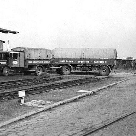 LKW von Ernst Glomm Logistics im Jahr 1949